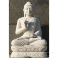 hebei factory modern carved praying buddha sculpture for church garden ornament